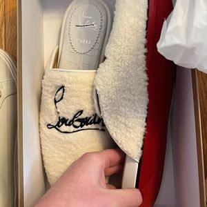 Christian Louboutin Sherpa mule
